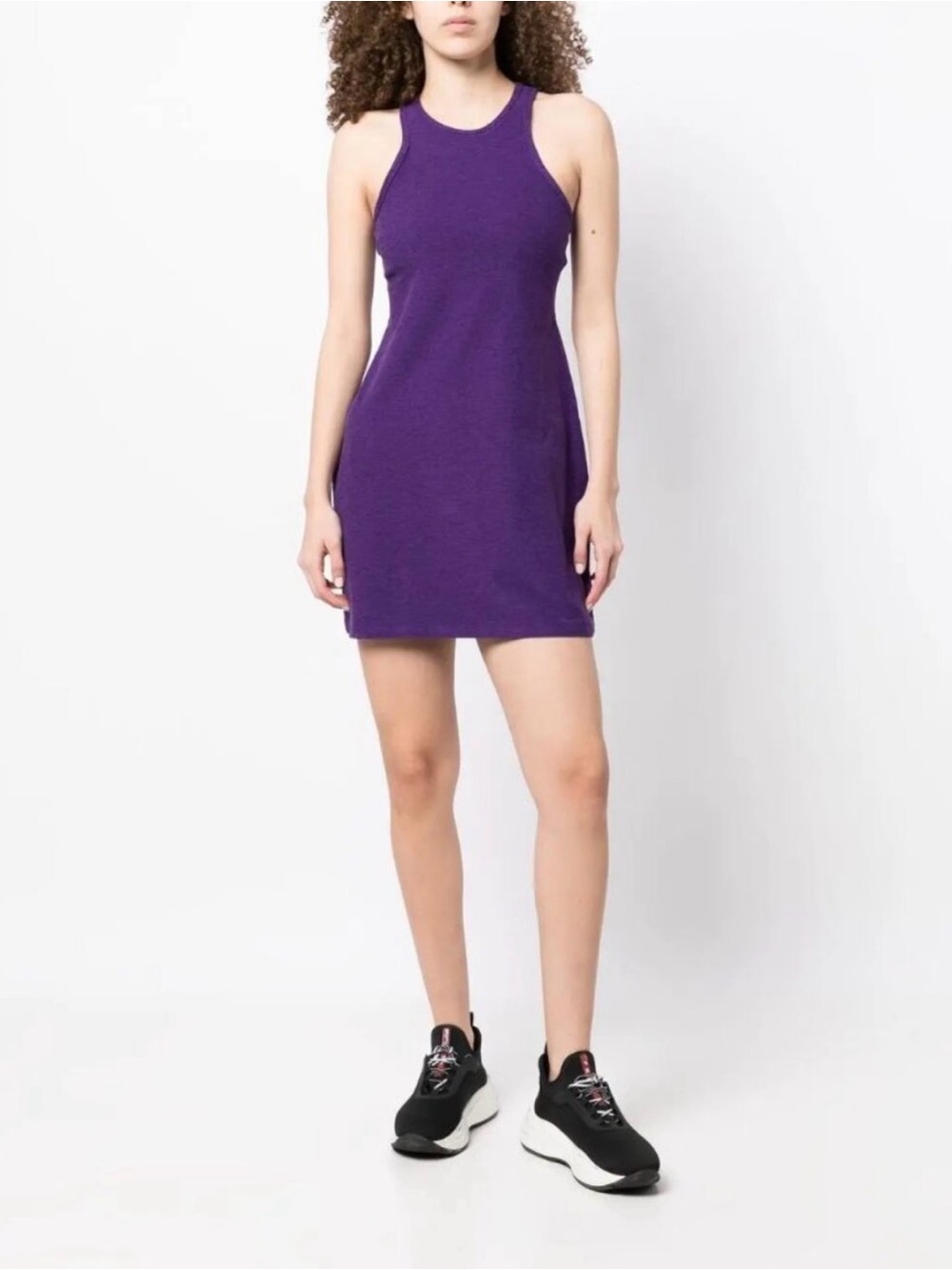 Beyond yoga dress, purple, medium